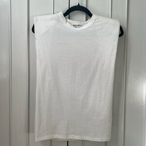 Reformation Tank w/ Shoulder Pads - M